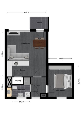 Medium property photo - Vulcanushof 57C, 6215 RT Maastricht